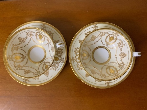 Minton ミントンのアンティークカップ\u0026ソーサーセット