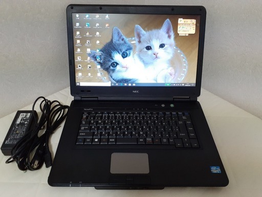 Ｎ様購入【取引中】　☆corei5＆SSDで超快適☆　NEC　 VersaPro　Windows10　15インチ・ブラック