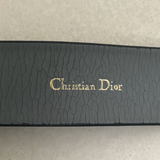 Christian Dior ディオール　ベルト　金　× 黒