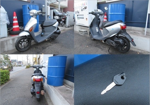 埼玉川口発！スズキ レッツ4 シルバー 程度良好 即引渡し可能