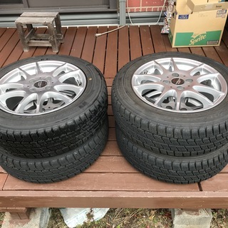 185/60R15 グッドイヤースタッドレス＋アルミホイール4本セット