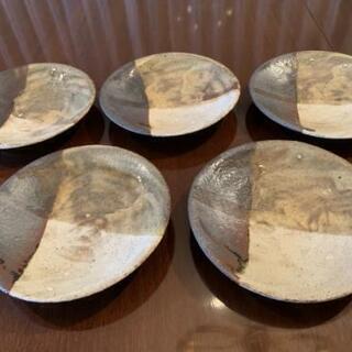 木曽志真雄 銘々皿 5枚組 直径16.5cm 木曽志真雄 銘々皿 5枚組 直径16.5cm