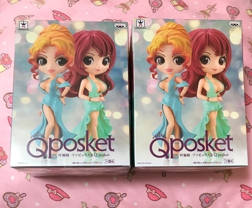 新品 2個セット Qposket キューポスケット 叶姉妹 恭子 美香 フィギュア 人形 グッズ おもちゃ ラージサイズ グリーン ブルー ショコラ 泉佐野のフィギュアの中古あげます 譲ります ジモティーで不用品の処分