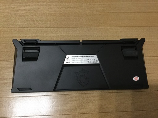 【中古】　MSI　キーボード　マウスセット　（GK70・GM60）