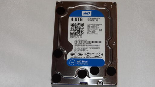 Western Digital WD40EZRZ 不良セクタなし HDD 4TB