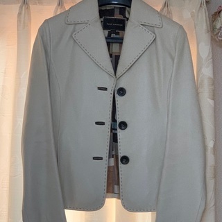 革製(ラム) ジャケット- オフホワイト