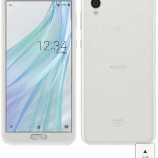 【取引成立】新品 au AQUOS sense2 シルキーホワイ...