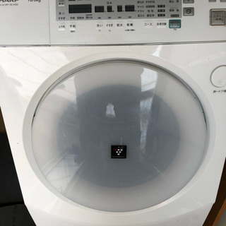 （交渉中）シャープ　ドラム式洗濯乾燥機　洗濯10kg　乾燥6kg...