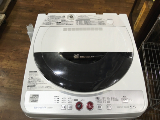 SHARP 5.5kg洗濯機 2011年製 ES-GE55K