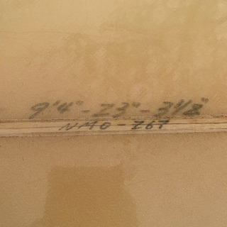 中古ロングボード　波王　9.4feet フィン無し