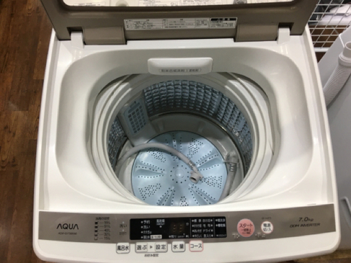 AQUA 7.0kg洗濯機 2016年製 AQW-GV700E