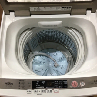 メール便可/取り寄せ 5/5午前中までで削除します AQUA全自動洗濯機 AQW