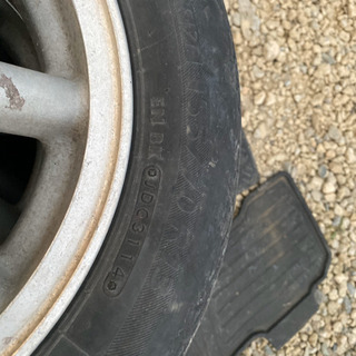 13インチ ワタナベホイール タイヤ付き 中古