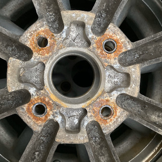 13インチ ワタナベホイール タイヤ付き 中古