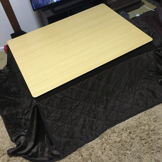 こたつ リバーシブル 折りたためる テーブル 105×75