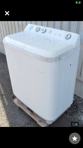 ハイアール《2槽式洗濯機》JW-W55E　5.5kg　2012年製