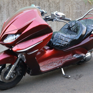 HONDA フォルツァZ】大人気、オールワインレッドフルメッキフル