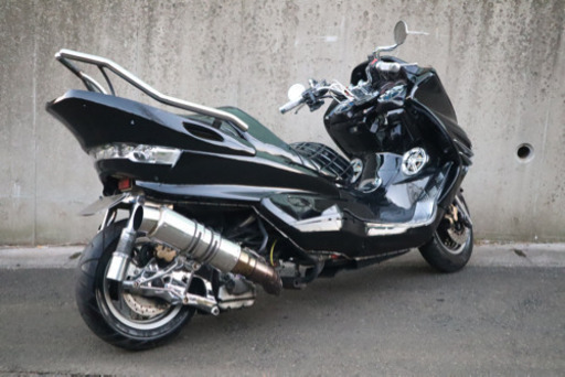 【YAMAHA マジェスティ】ロンホイローダウン加工！！フルメッキフルエアロ！！ YAMAHA マジェスティ】ロンホイローダウン加工！！フルメッキ