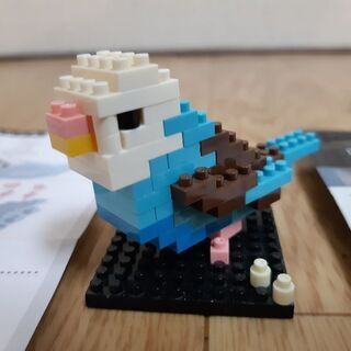 【ご成約】nano block インコ セキセイインコ