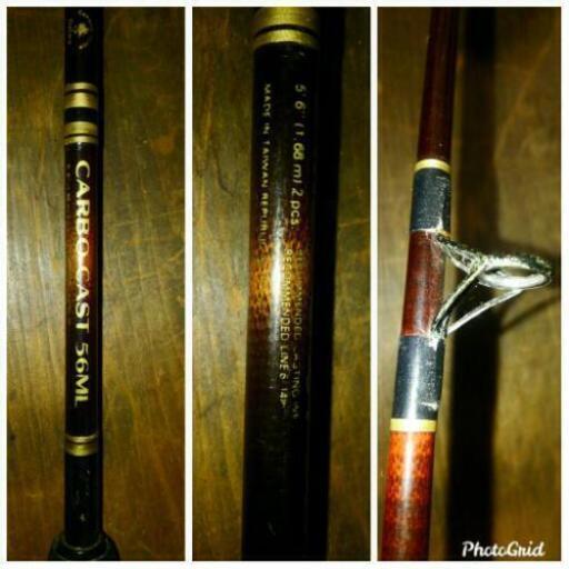 ダイワCARBO CAST アブ アンバサダー ベイトリールセット 3ピース