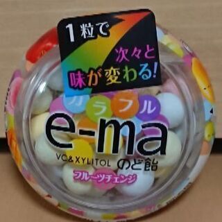 e-ma  のど飴 カラフル フルーツチェンジ