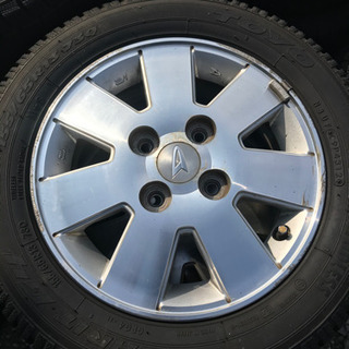 ダイハツ軽自動車用アルミホイール付きスタッドレス ハン 中古タイヤ販売 大府のタイヤ ホイールの中古あげます 譲ります ジモティーで不用品の処分