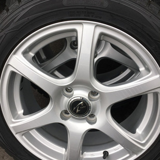 215/55R17 16年製 残溝80% スタッドレスホイール付