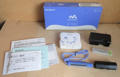 ☆ソニー SONY MZ-E600 MD WALKMAN MDウォークマン◆遊び心いっぱい！ポータブルプレーヤー