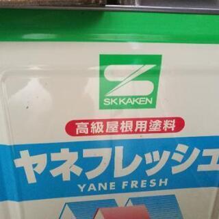ヤネフレッシュF  特殊フッ素高級屋根塗料 ダークグリーン 16kgセット エスケー化研
