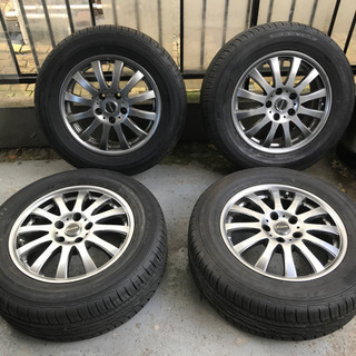 スタッドレスタイヤ 225/60R16 4本 アルミホイール付き