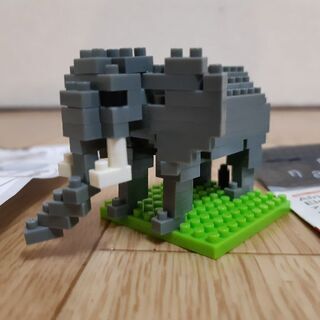 【ご成約】nano block ゾウ アフリカゾウ