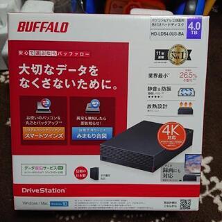 BUFFALO 外付けハードディスク 4TB