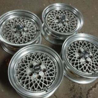 格安！希少！昭和当時物旧車用ホイール！AMEメッシュホイール！
