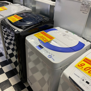全自動洗濯機各種あります。6000円〜