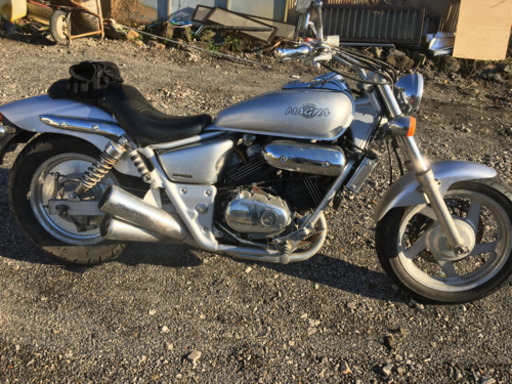 マグナ250  バッグ　背もたれ付き