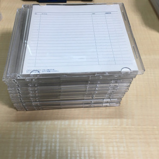 空のディスクケース(再生リスト紙入)CD  DVD  Blu-r...