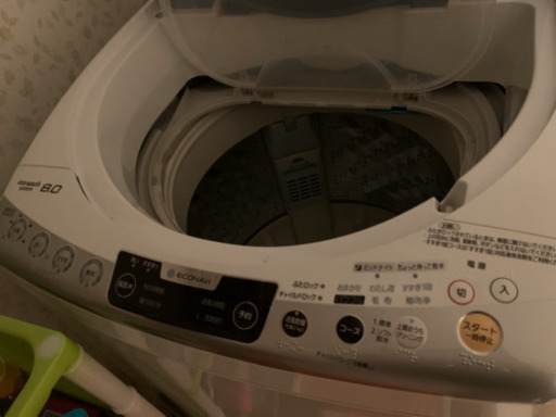 Panasonic全自動洗濯機８.0kg