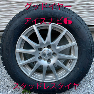  ICE NAVI 6 215/65R16 4本セット アルミホイールセット スタッドレスタイヤ冬タイヤ グッドイヤー アイスナビ6 