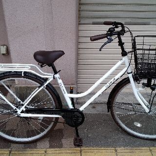 ELEANOR[エレノア]26吋 シティーサイクル シングル/ブラック