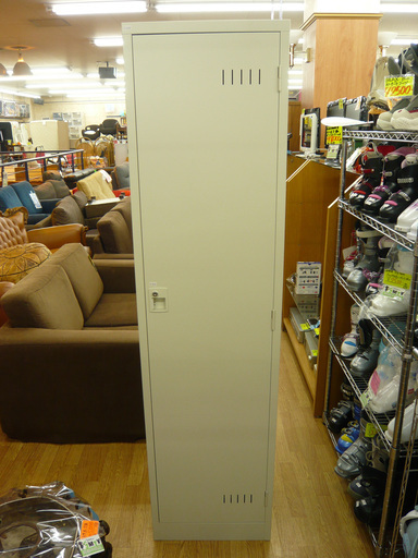 掃除用具入れ 1人用ロッカーとしてもOK  幅45.5×高179㎝ オフィス用品 SWA-455 生興　西岡店