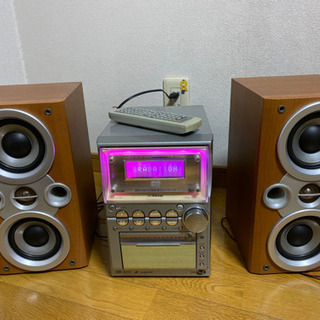 コンポ CD MD カセット DVD ビクター MDLP FM ...