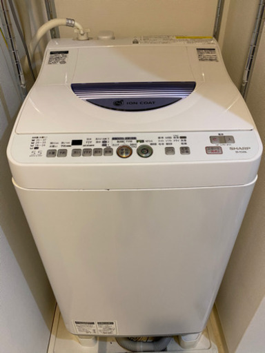 お取引中　洗濯機　SHARP ES-TG55L Ag +COAT
