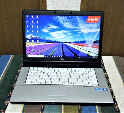15.6型高解像度液晶パネル1,920×1,080ドット/高性能i5/光速☆彡SSD128GB/MS Office 2016✎/快適♬メモリ4GB/DVD/HDMI/SDカードスロット/すぐ使えるWindows10メディア作成ツール付/すぐ繋がるWi-Fi/点検整備清掃済み/FUJITSU LIFEBOOK E741/D