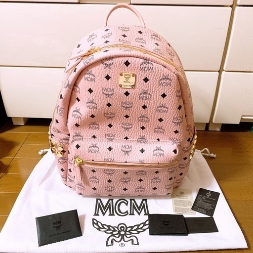 MCM リュック　Mサイズ　ソフトピンク