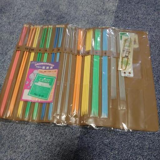 新品未使用 希少クロバー 棒針セットケース付き
