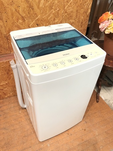 【管理KRS118】Haier 2019年 JW-C45A 4.5kg 洗濯機