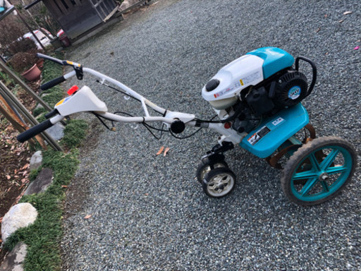 耕運機　クボタ車輪付き　エンジン好調