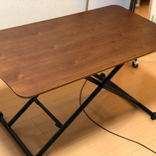 【予約済み】昇降テーブル(55×100×11~70)