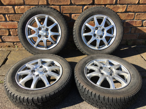 スタッドレス タイヤホイールセット 155/65R13
