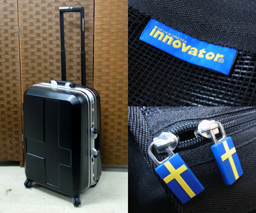 南12条店 innovator/イノベーダー スーツケース 旅行ケース キャリーバッグ TSAロック 鍵付き 保存袋付き
